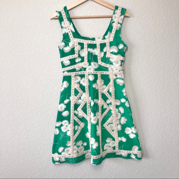Anthropologie Dresses & Skirts - Anthropologie Maeve Green Emma Floral Dress